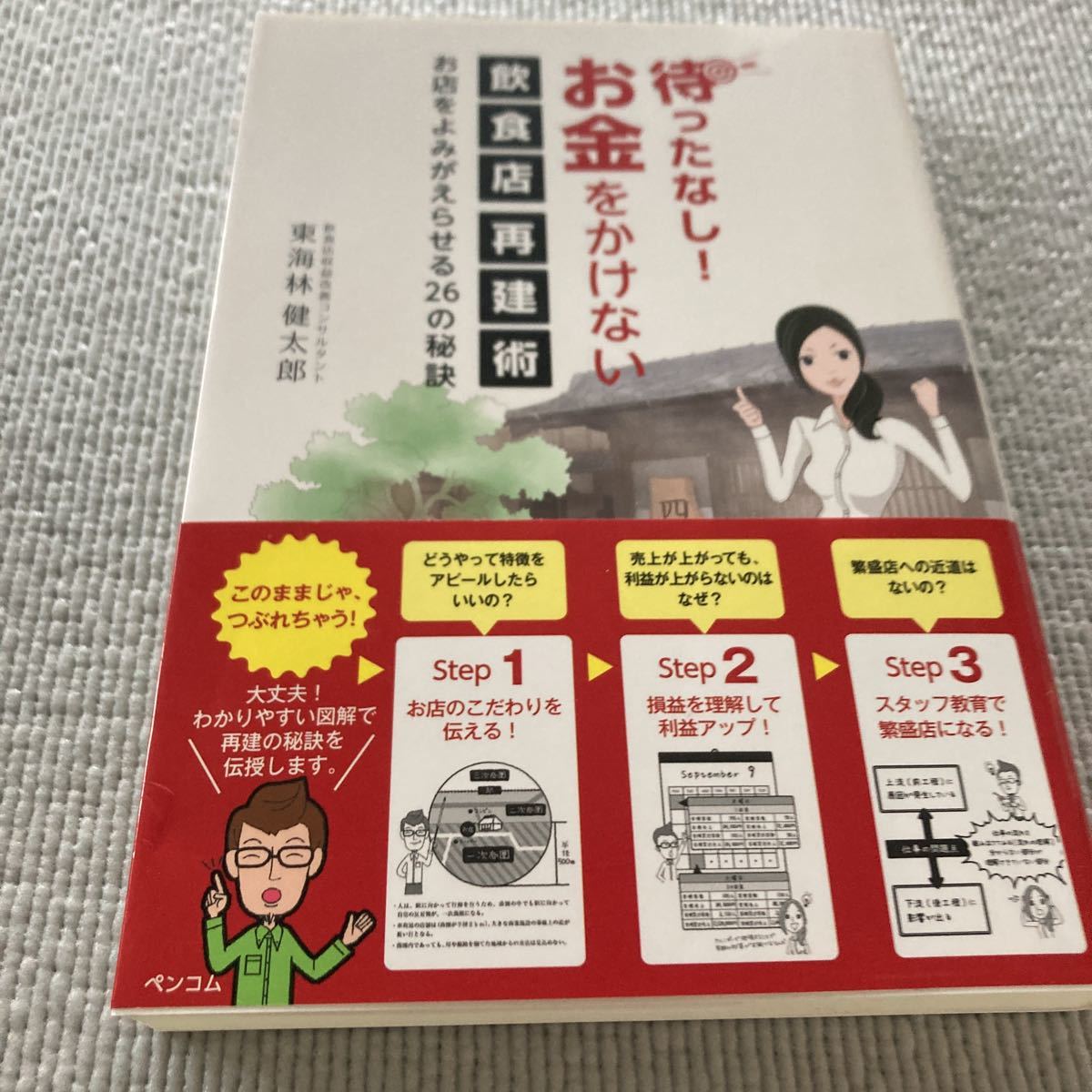 待ったなし　お金をかけない飲食店再建術 お店をよみがえらせる26の秘訣 東海林健太郎 定価1,760円　経営本　飲食店