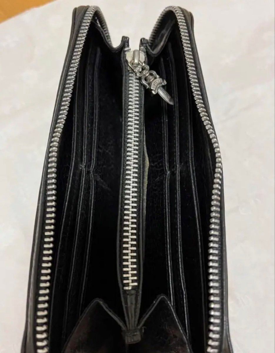 値下げ交渉可能 超美品!クロムハーツ プレーンウォレット 財布
