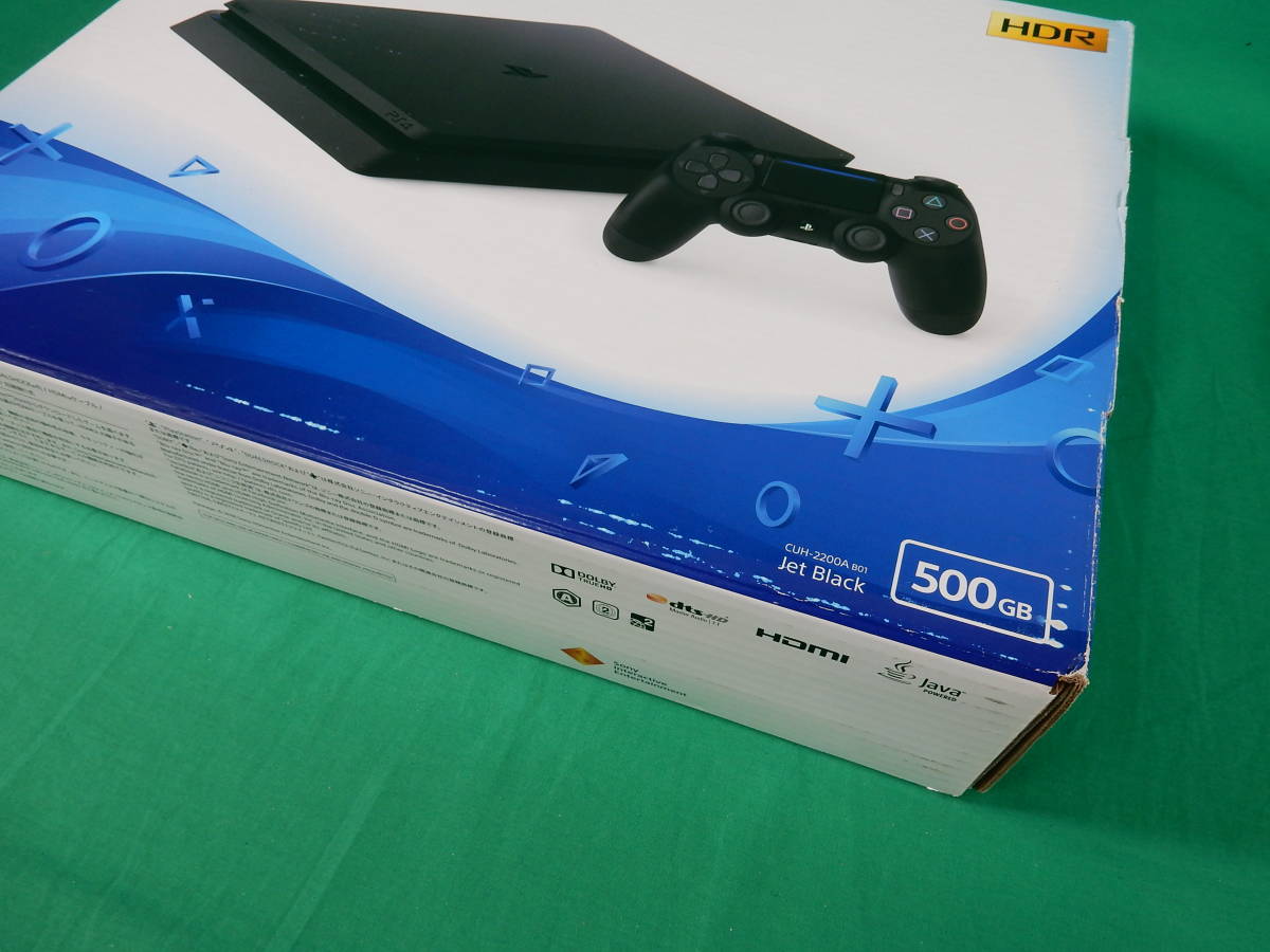 PS4本体 CUH-2200A B01ジェット・ブラック 500GB-