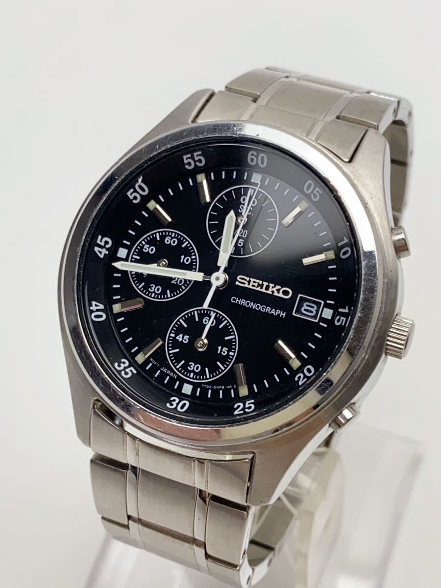 T728 美品 SEIKOセイコー 腕時計 7T92-0CC0 クォーツ T728 美品 SEIKOセイコー 腕時計 7T92-0CC0 クォーツ