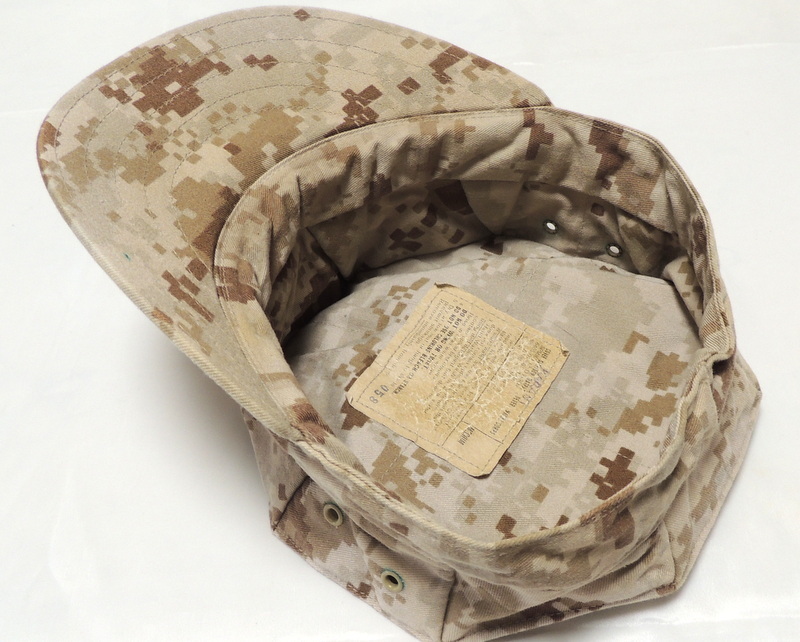 米軍 海兵隊 MARPAT ピクセル デザート キャップ 帽子 Mサイズ_画像3