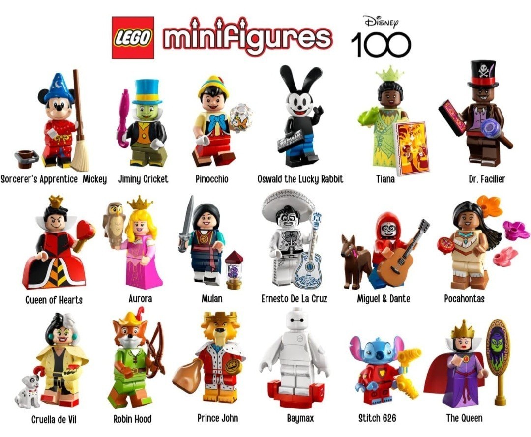 【新品未組立】送料120円 レゴ ディズニー 100 ティアナ ミニフィグ ミニ フィギュア Disney 100周年 LEGO minifiguresの画像3
