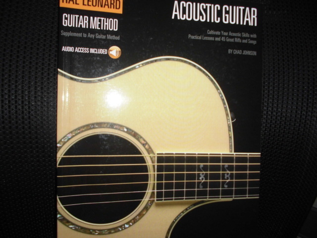 ■ACOUSTIC GUITAR アコースティックギター GUITAR METHOD by CHAD JOHNSON■HAL LEONARD ギター教則本 洋書 楽譜の画像1