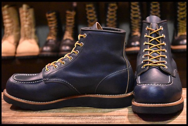 【9E 良品 14年】レッドウィング 8853 アイリッシュセッター インディゴ ポーテージ ネイビー 青 モックトゥ ブーツ redwing HOPESMORE_画像1