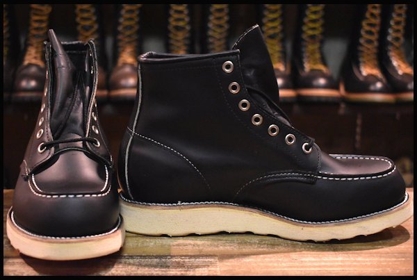 【6.5E 箱付 DEAD 羽タグ 97年】レッドウィング 8179 アイリッシュセッター 黒 ブラッククローム モックトゥ ブーツ redwing HOPESMORE_画像2