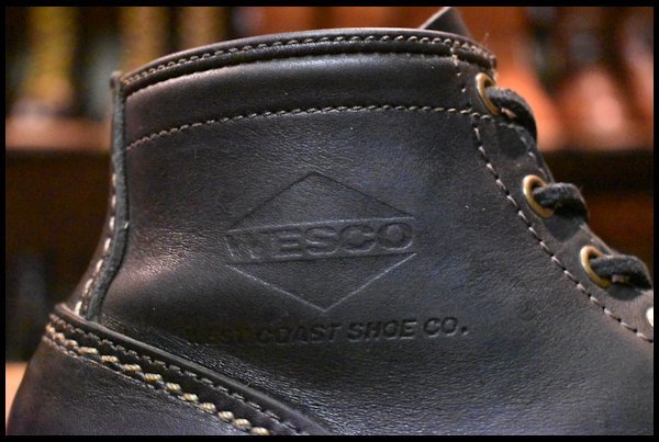 【8.5EE 良品 旧ロゴ 99年】WESCO ウエスコ カスタムジョブマスターLTT ブラック 黒 ビブラム705ダブルミッド 編み上げ ブーツ HOPESMORE_画像9