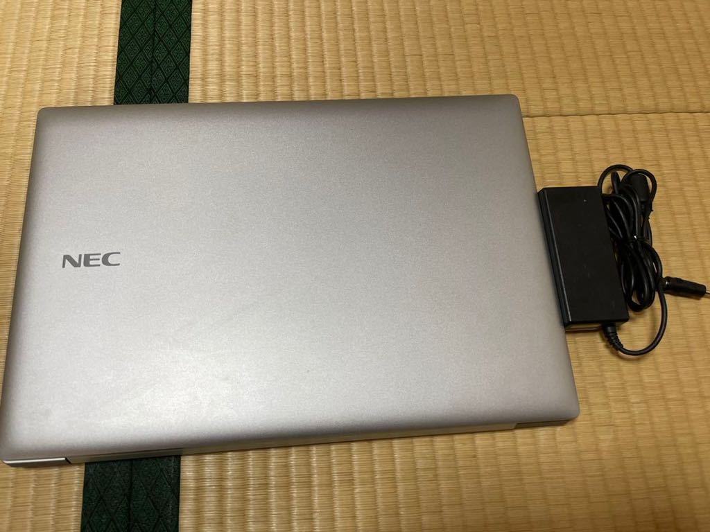 最安 NECノートパソコン NS10E/J 薄型 SSD&メモリ換装済み 傷あり 15