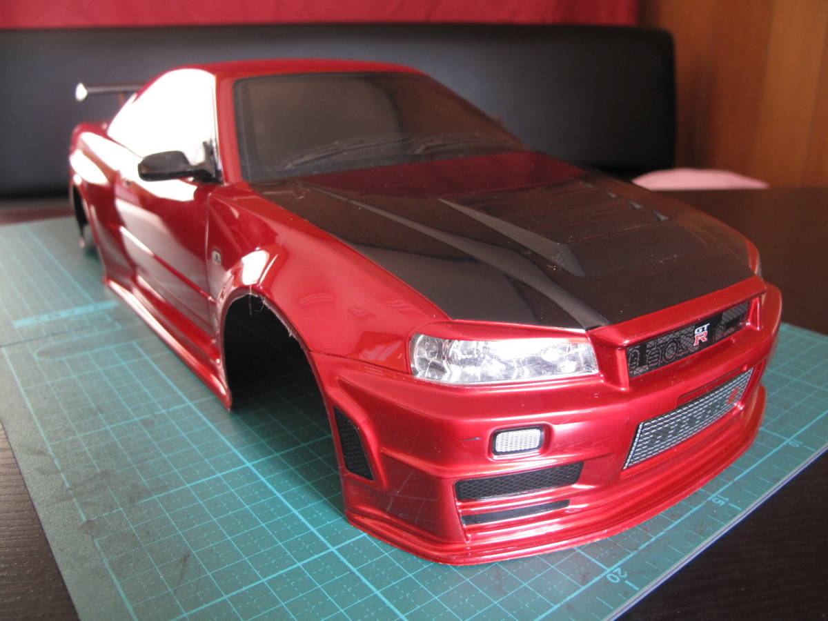 寄744 ボディー GT-R R34 1/10 TAMIYA タミヤ_画像1