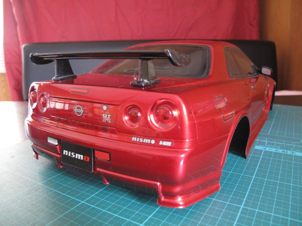 寄744 ボディー GT-R R34 1/10 TAMIYA タミヤ_画像3