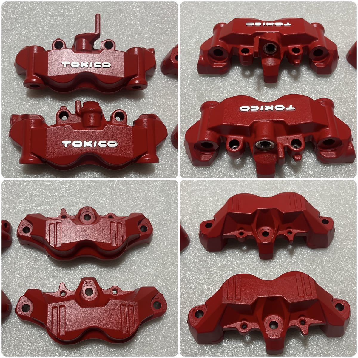 ★500円スタート トキコ 108mm ラジアルキャリパー TOKICO 4POT(検brembo ブレンボ オーリンズ ヨシムラ GSX CBR ゼファー 刀 NSR XJR_画像4