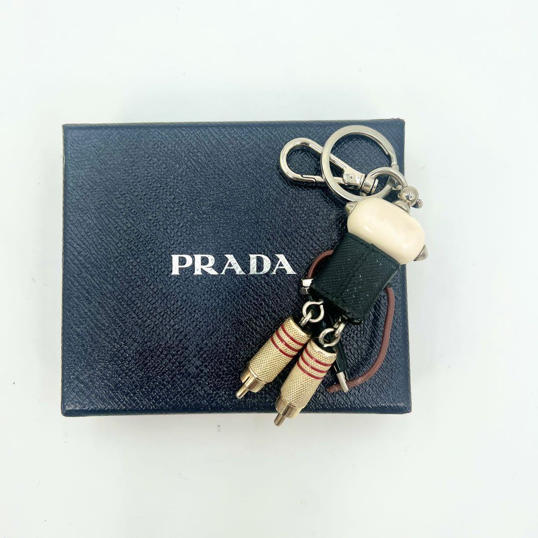 PRADA プラダ キーホルダー キーリング ロボット エドワード 箱付き