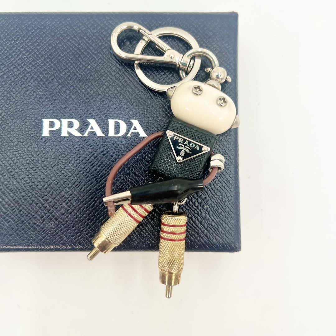 PRADA プラダ キーホルダー キーリング ロボット エドワード 箱付き