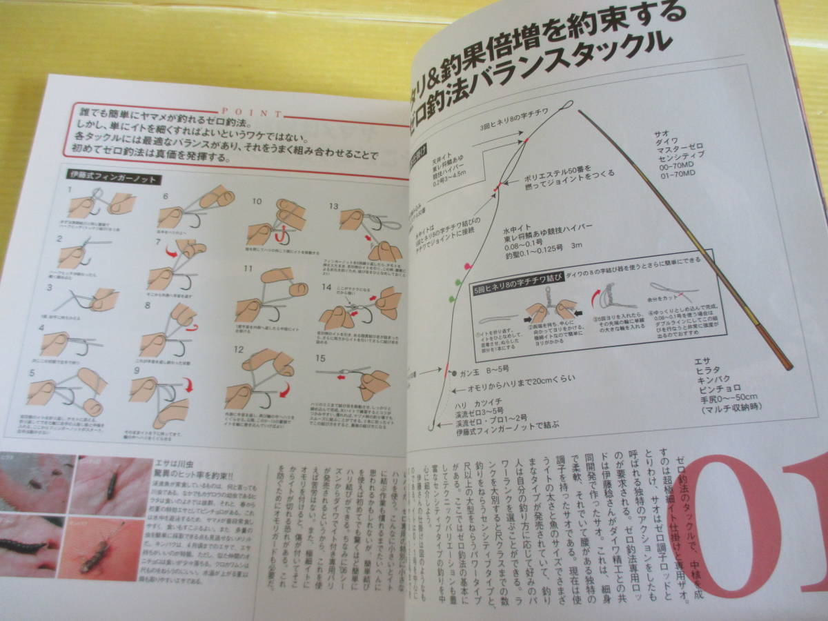 ☆ ゼロ釣法完全マニュアル 体感!ヤマメ釣り100尾オーバーの世界 別冊つり人 Vol.196_画像4