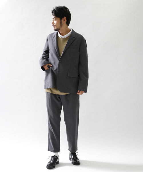 FREAK'S STORE セットアップ スーツ ジャケット パンツ グレー フリークスストア ブレザー サイズ s 無地 FSEM19AW026 テーラード メンズ