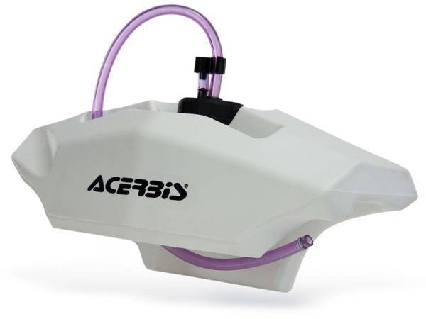 [ACERBIS] Acerbis handlebar expansion tank 2.1L - Front Auxiliary Fuel Tank - White - 0.6 Gal. #2300330002 CRF250RX/CRF450RX