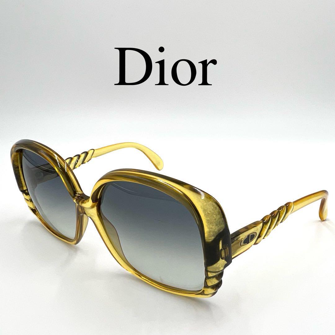 希少 黒入荷！ Dior Christian ディオール 保存袋付 2064 メガネ