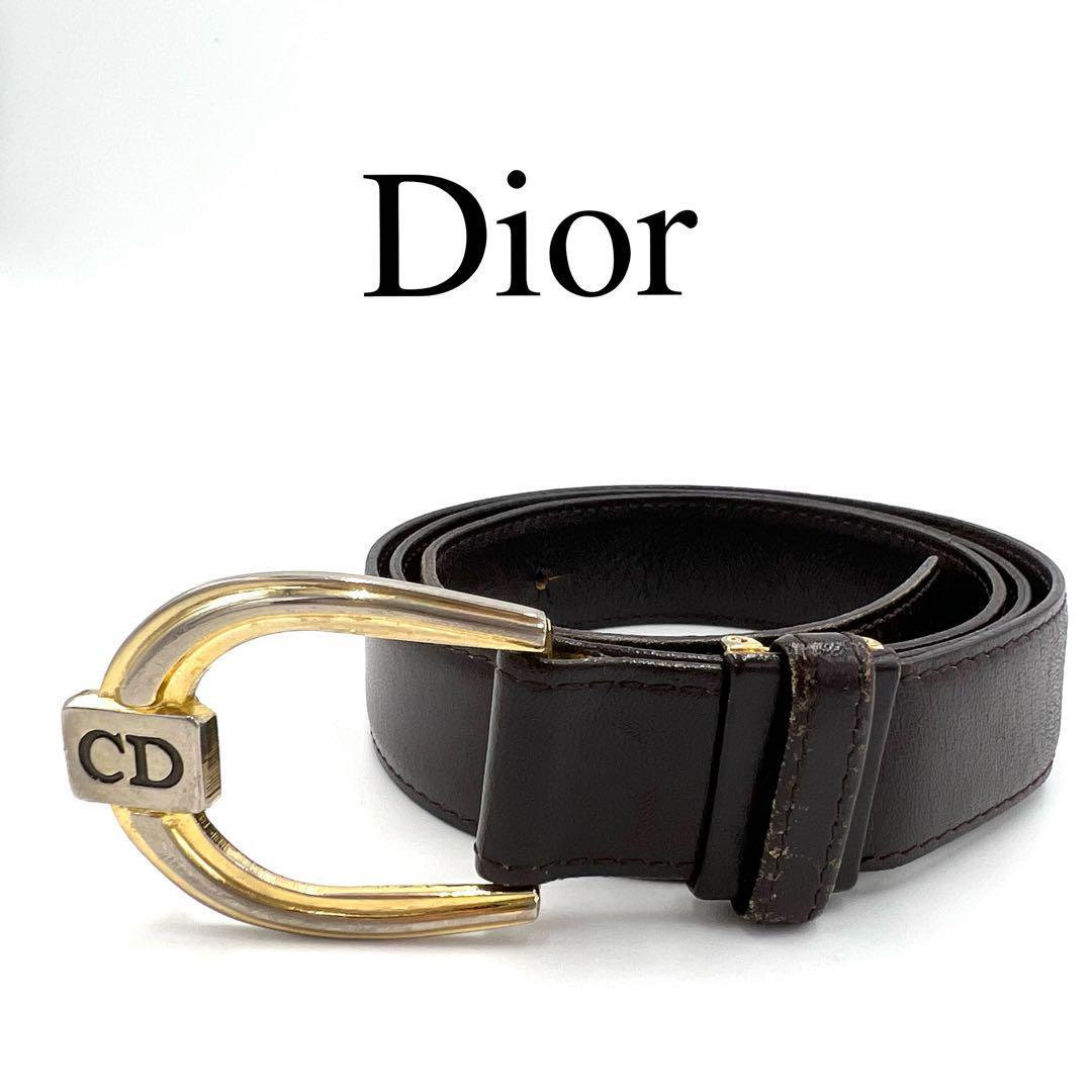 Christian Dior ディオール ベルト CDロゴ ワンポイントロゴ_画像1