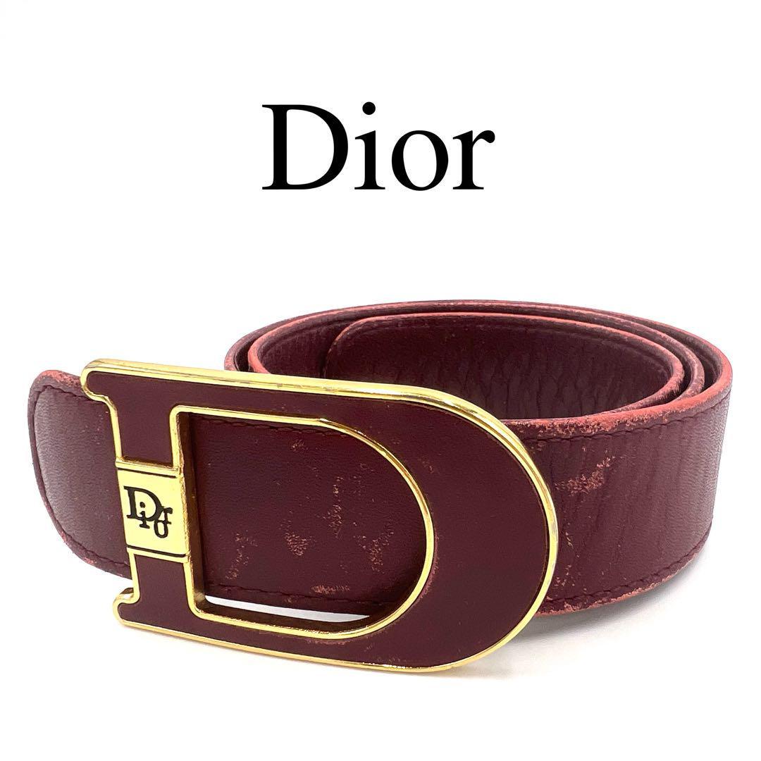 気質アップ Christian Dior ディオール ベルト ロゴバックル