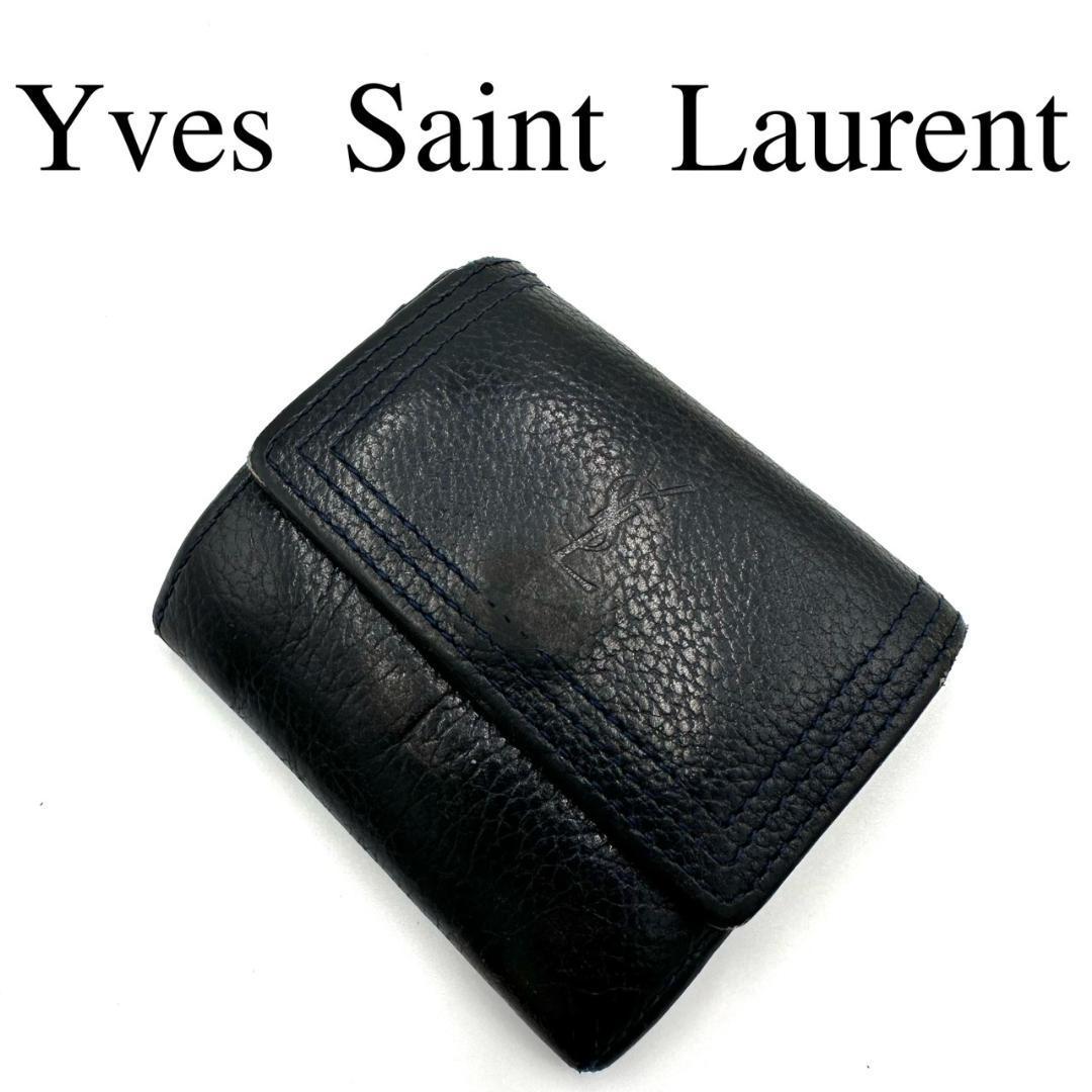 Yves Saint Laurent イヴサンローラン コインケース YSLロゴ_画像1