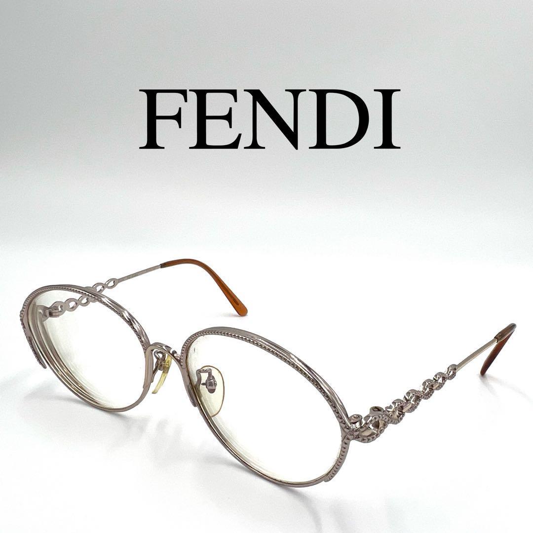 雑誌で紹介された フェンディ FENDI メガネ ヴィンテージ FE-9034 度