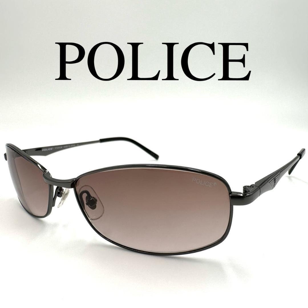 POLICE ポリス サングラス メガネ S8162J サイドロゴ ケース付き