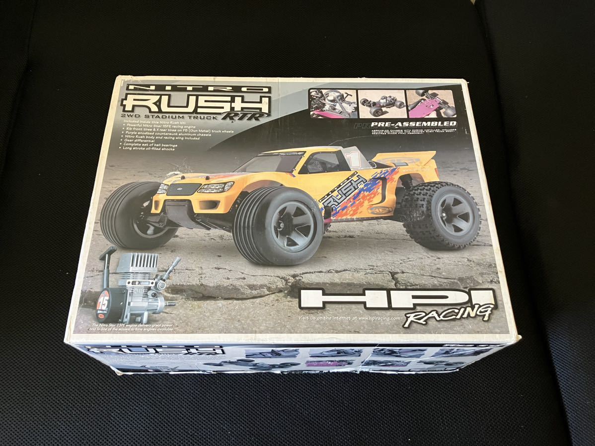 Yahoo!オークション - HPI ナイトロRS2 RUSH 2WDスタジアムトラック