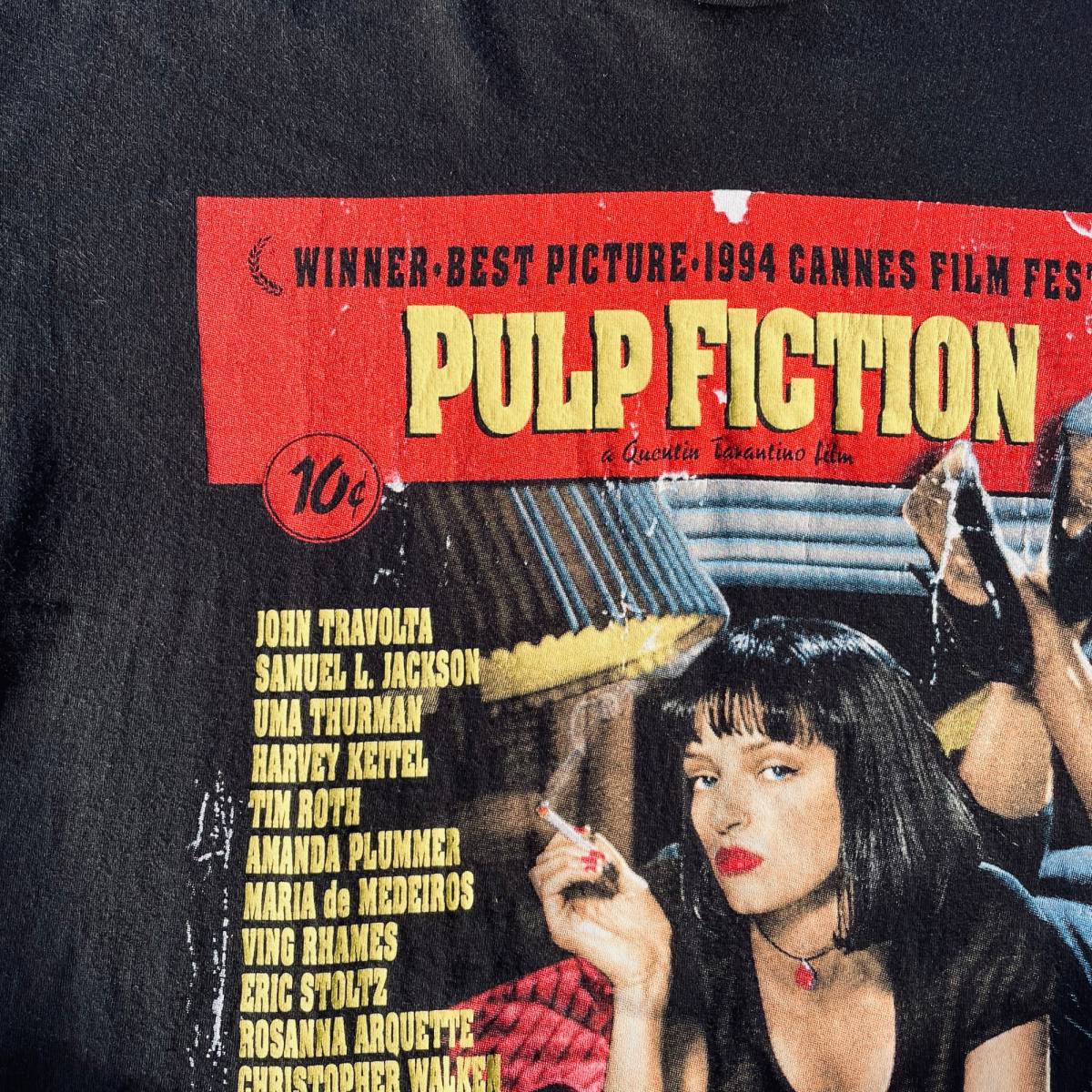 ビンテージ 1994 Pulp Fiction T Shirt Single Stitch Backstage ビンテージ 1994 Pulp Fiction T Shirt Single Stitch Backstage