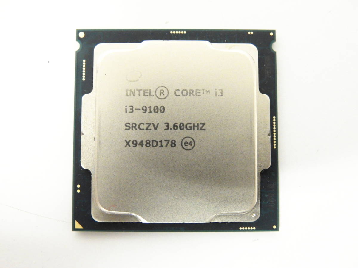 Intel インテル Coffee Lake 第9世代 Core i3 9100 / 3.60GHz LGA1151 _画像1