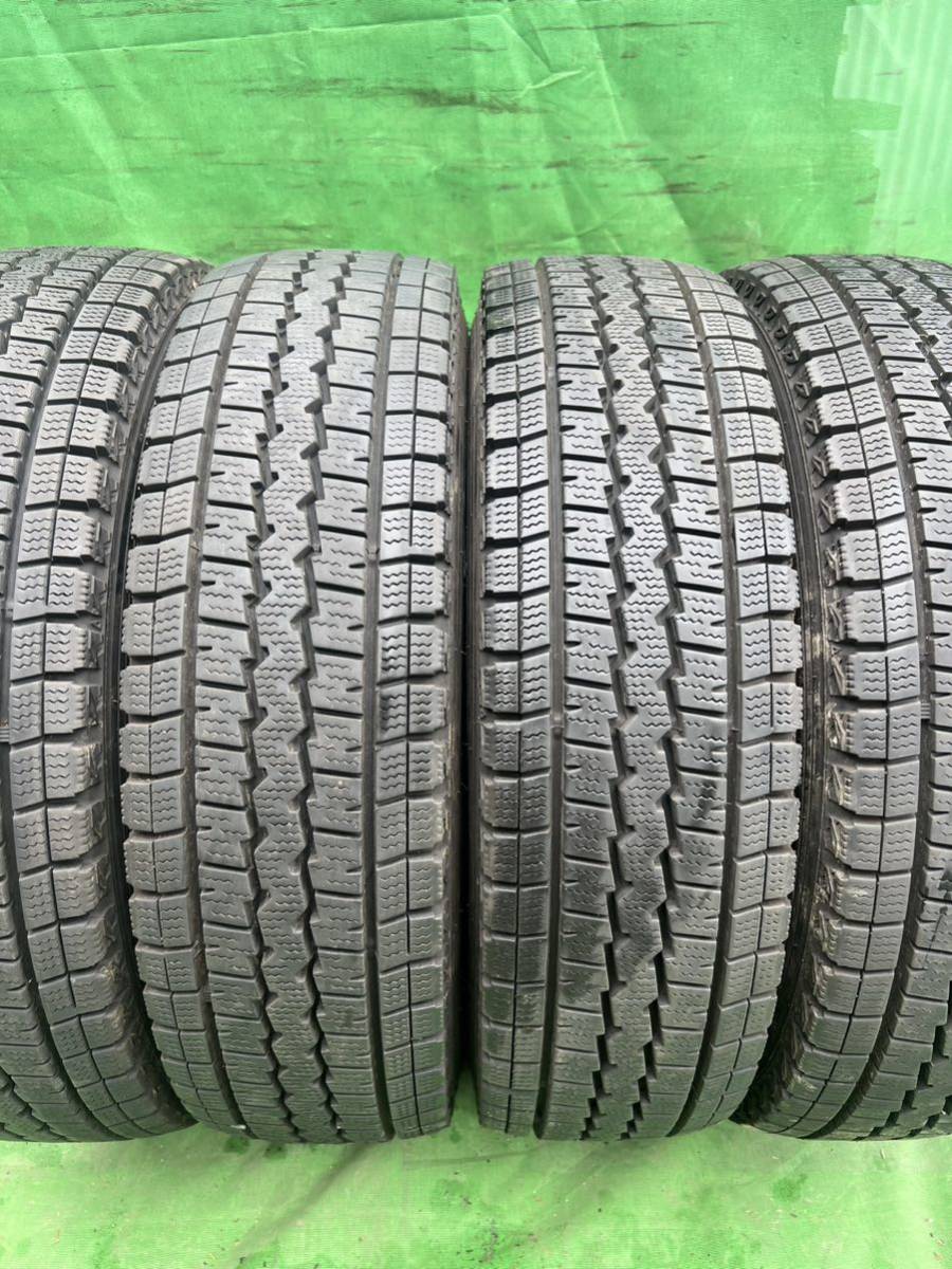 165R13 8P.R LT DUNLOP WINTER MAXXスタッドレスタイヤ4本2021年製_画像3