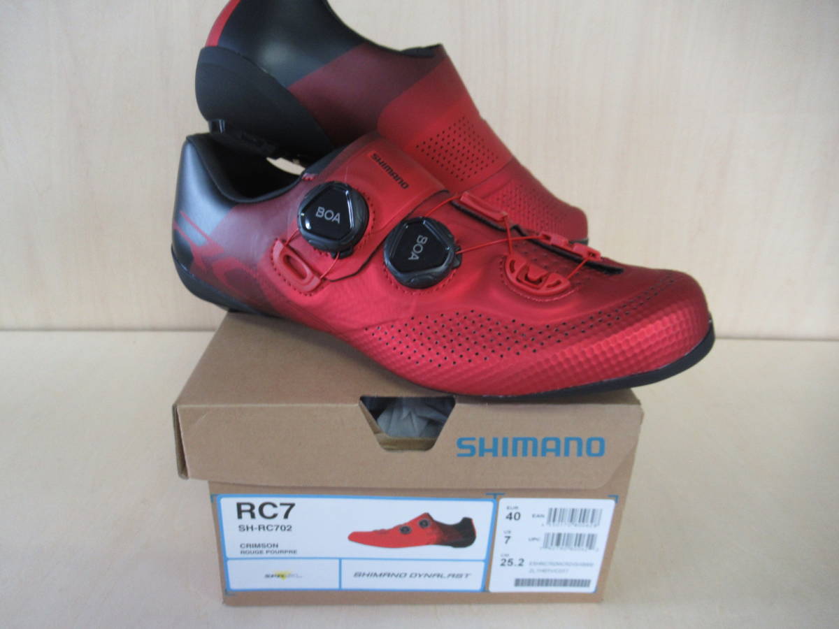 限定価格セール!】 シマノ RC702 赤 ノーマル EU40 25.2cm ロード SPD