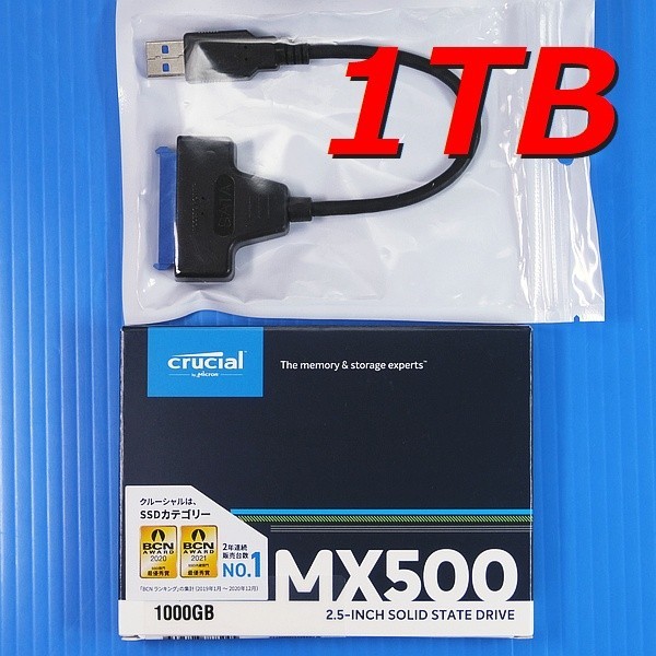 国際ブランド】 【SSD 1TB】初めてのSSDに！Crucial CT1000MX500SSD1JP