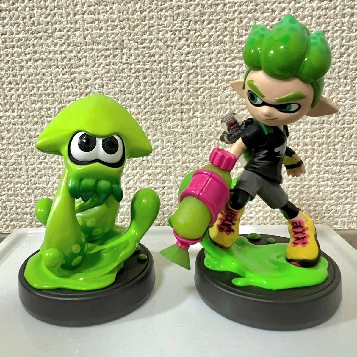 amiibo アミーボ スプラトゥーン グリーンイカ&ボーイ 2体セット|PayPayフリマ amiibo アミーボ スプラトゥーン グリーンイカ&ボーイ 2体セット