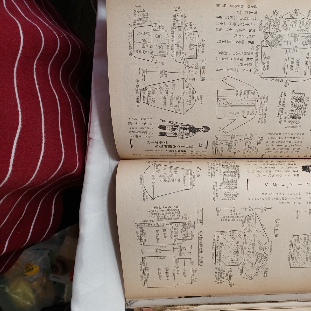 zaa-503♪冬のセーターとカーディガン 婦人生活12月号付録 昭和37年発行 (1962年）_画像9