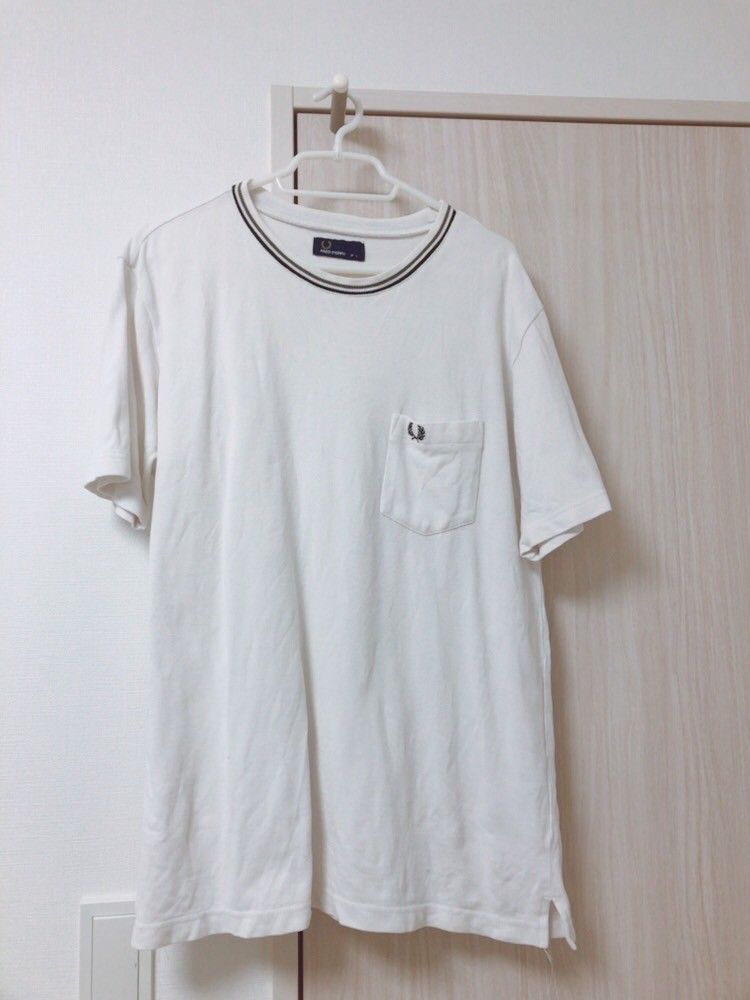 美品　FRED PERRY　フレッドペリー　ポロシャツ　Ｔシャツ  メンズ　L