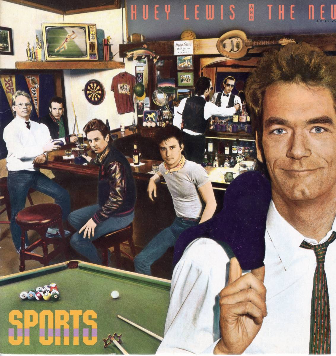 LP ヒューイ・ルイス・アンド・ザ・ニュース / スポーツ HUEY LEWIS AND THE NEWS / SPORTS【Y-340】_画像1