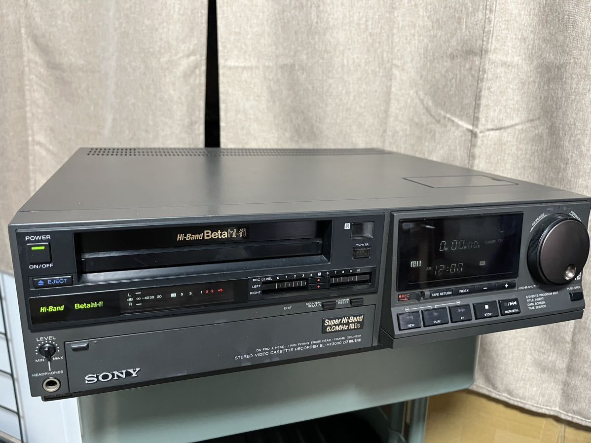 SONY SL-HF3000 BETA ソニービデオデッキ ジャンク-