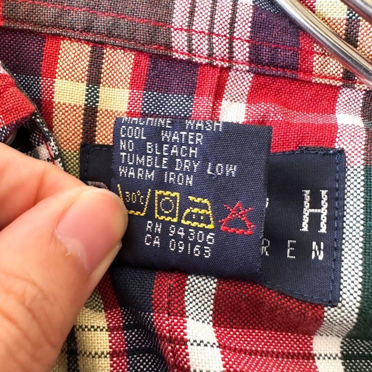 超歓迎された】 ラルフローレン チェックワンピース ワンポイント刺繍
