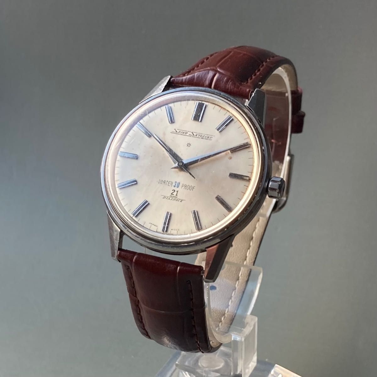 【動作品】セイコー スカイライナー 腕時計 1962年 手巻き メンズ SEIKO SKYLINER ビンテージ ウォッチ 男性