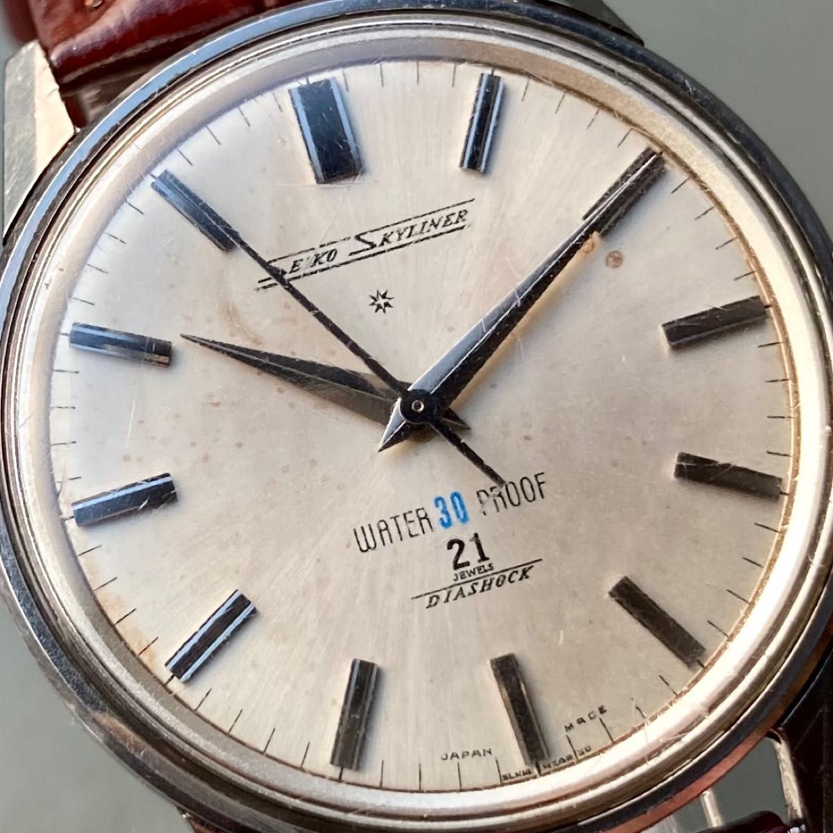 動作品】セイコー スカイライナー 腕時計 1962年 手巻き メンズ SEIKO