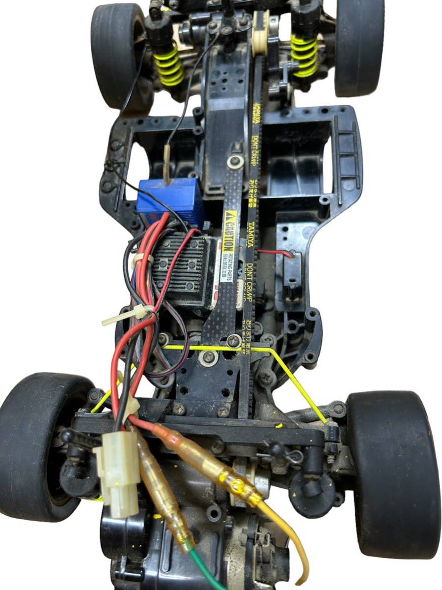破損ありタミヤラジコンペンズオイルスカイラインGT-R TA03F 破損ありタミヤラジコンペンズオイルスカイラインGT-R TA03F