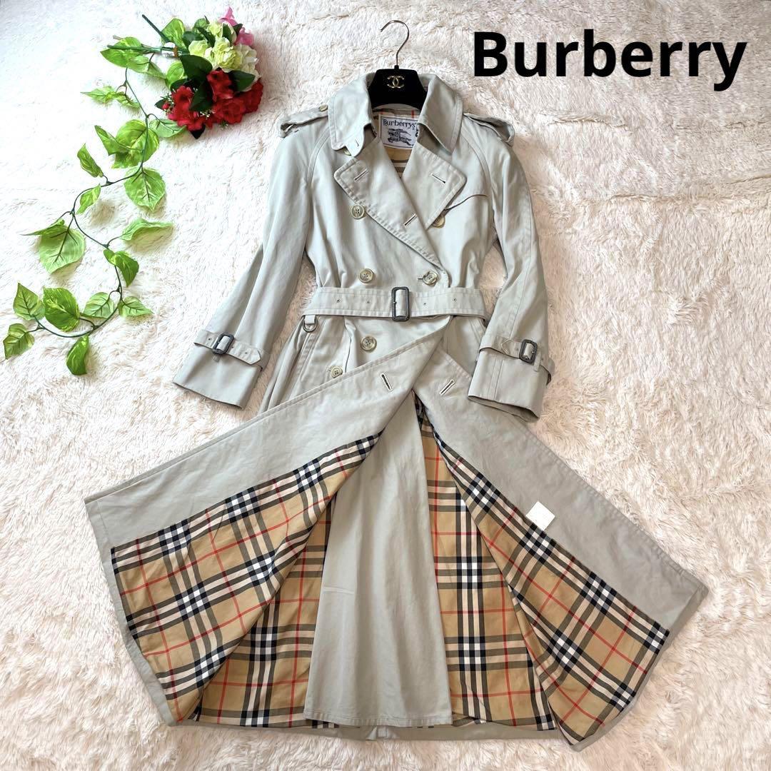 大きいサイズBurberry バーバリー ロングトレンチコート トレンチ