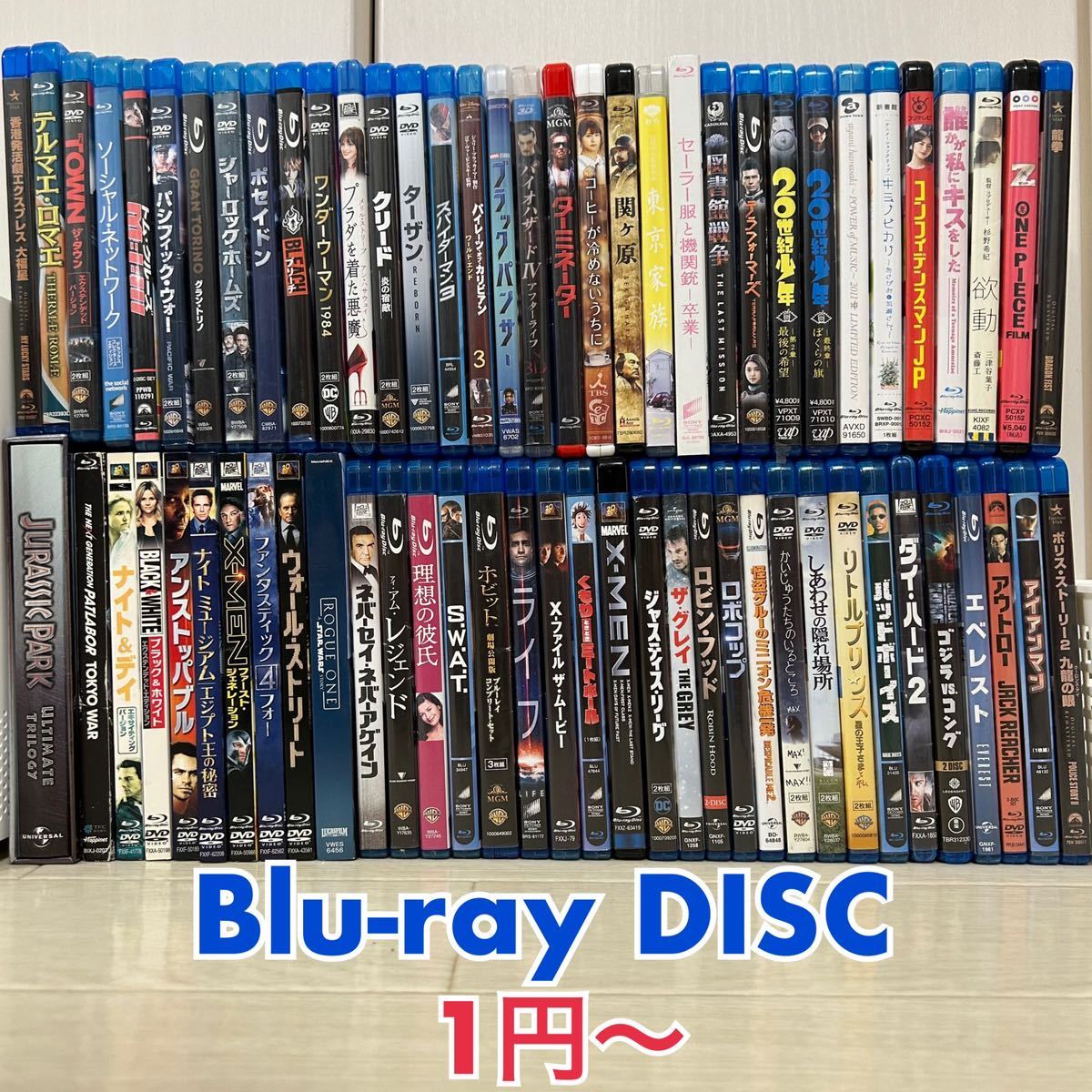 1円〜】Blu-ray ブルーレイ 68枚 洋画 アニメ 邦画 まとめ売り 美品
