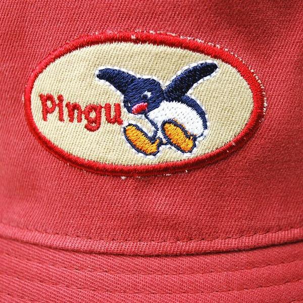  Pingu 48cm Logo нашивка шляпа темный красный есть перевод 