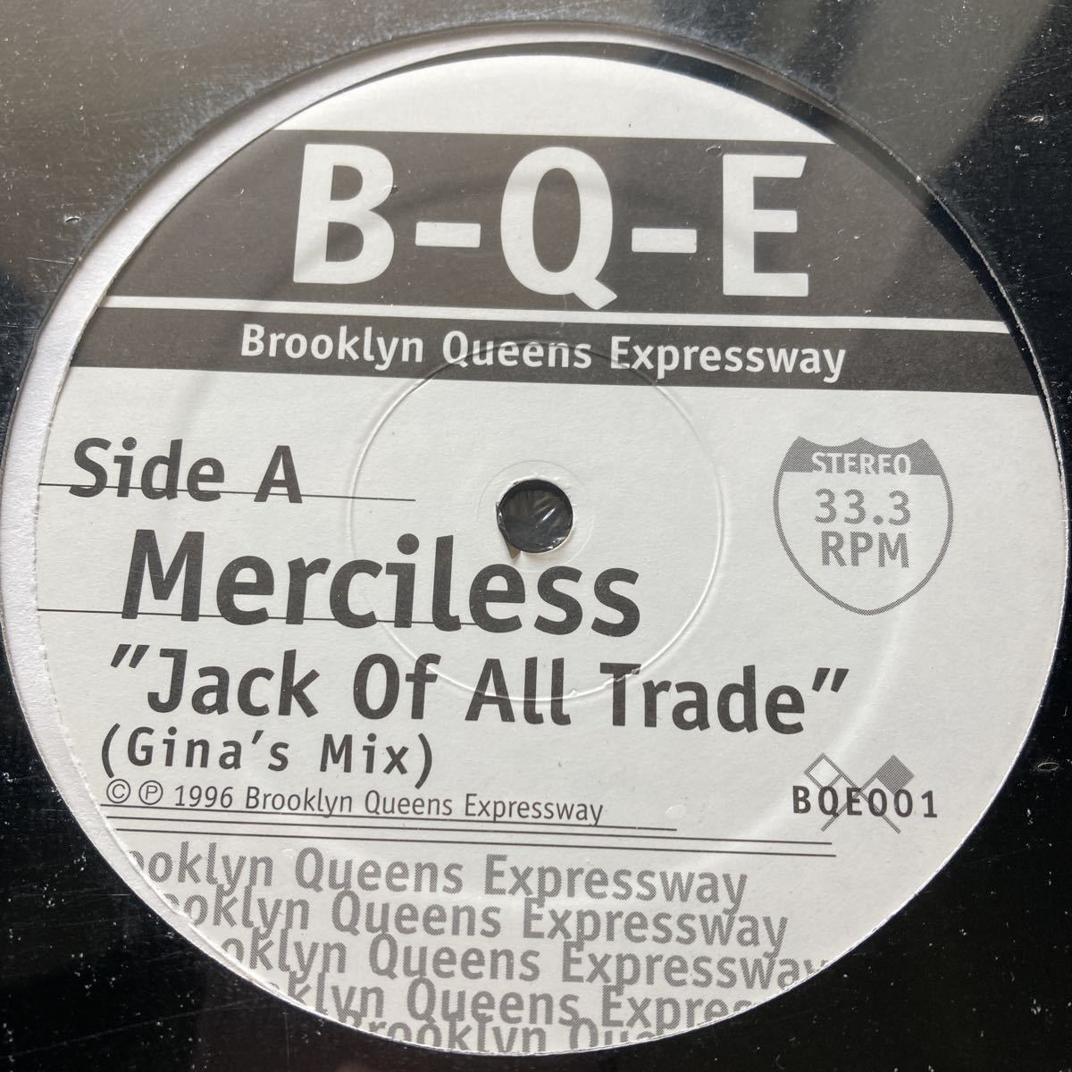 12inch MERCILESS / JACK OF ALL TRADEの画像1