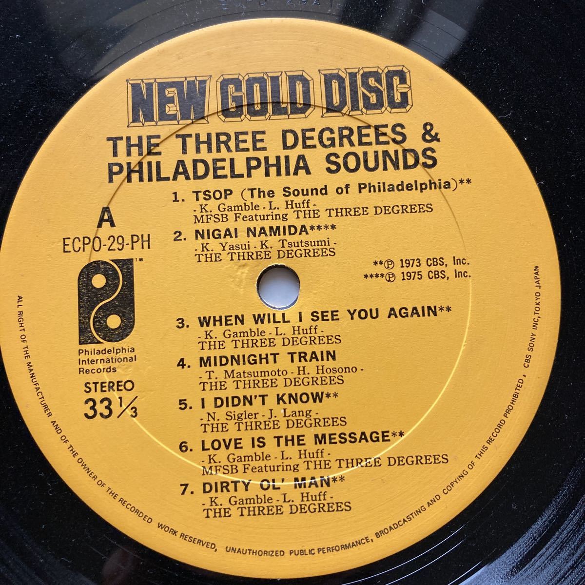 LP THE THREE DEGREES & PHILADELPHIA SOUNDS / THE THREE DEGREES & PHILADELPHIA SOUNDS_画像9