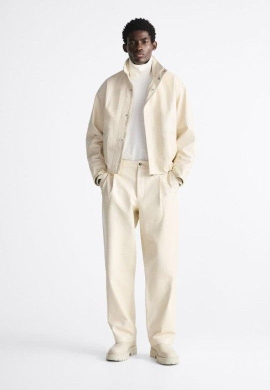 定価27 990 ZARA LIMITED EDITION リアルレザー パンツ 本皮 定価27 990 ZARA LIMITED EDITION リアルレザー パンツ 本皮