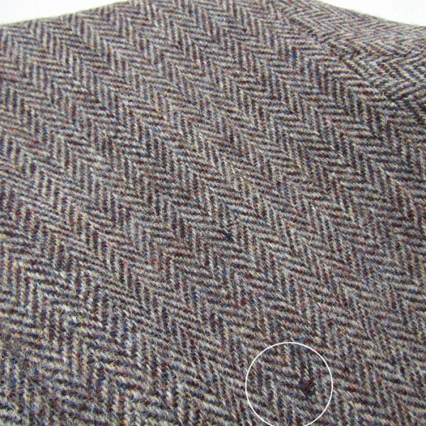 サイズ ？ Harris Tweed ツイード ウール テーラード ジャケット ブレザー ハリスツイード ブラウン系 古着 ビンテージ 3S1305_画像10