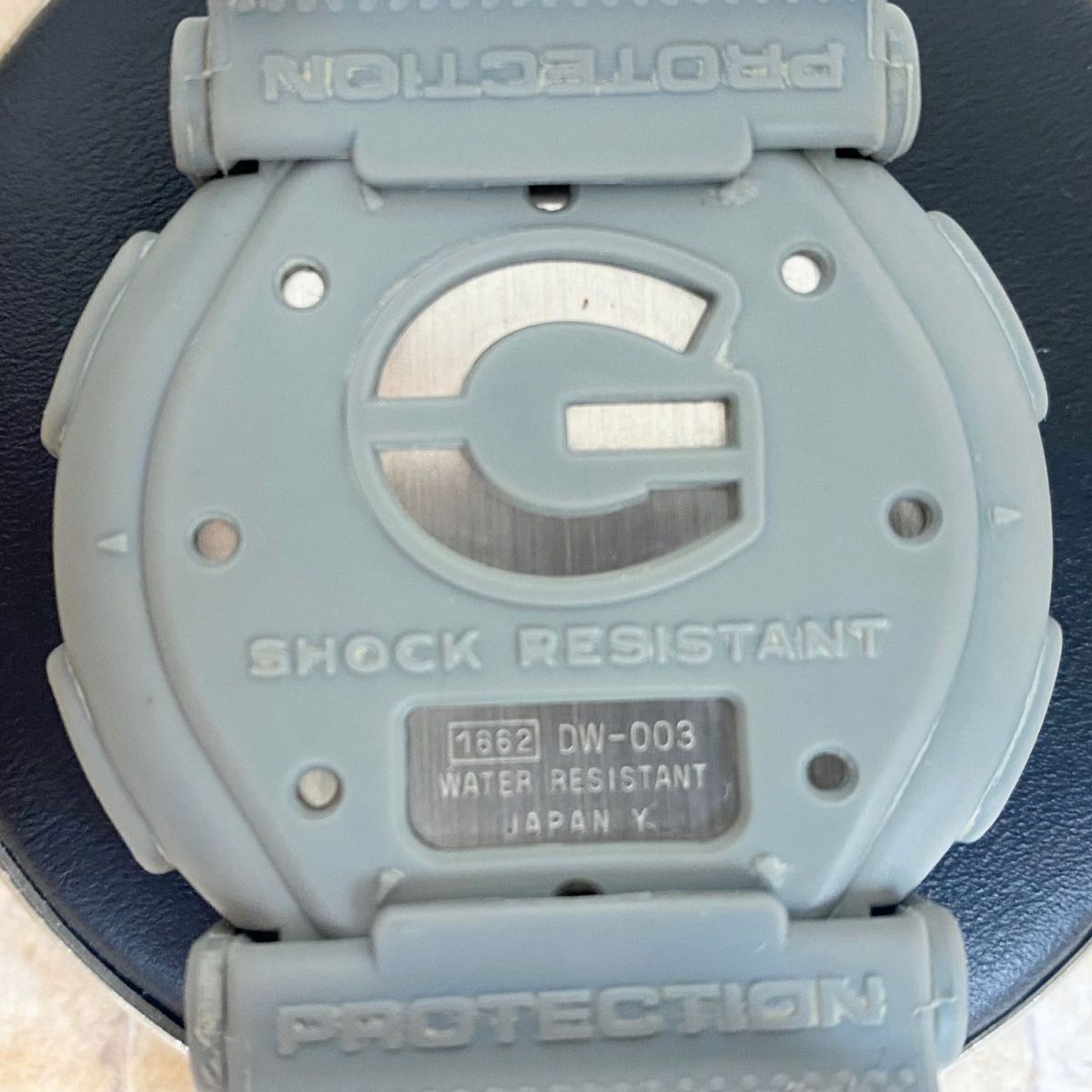 【レア】G-SHOCK 1662 DW-003 シルバー メンズ 腕時計 CASIO 銀色 バックライト 馬
