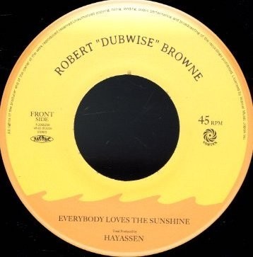 2020年 国内7インチ！Robert Dubwise Browne / Everybody Loves The Sunshine【Vortex / VR-02】Roy Ayers ラヴァーズ ダブ カヴァー_画像2