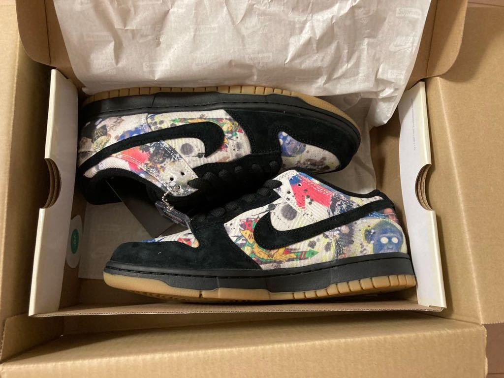 Supreme Nike SB Dunk Low Rammellzee 26cm FD8778-001 postage